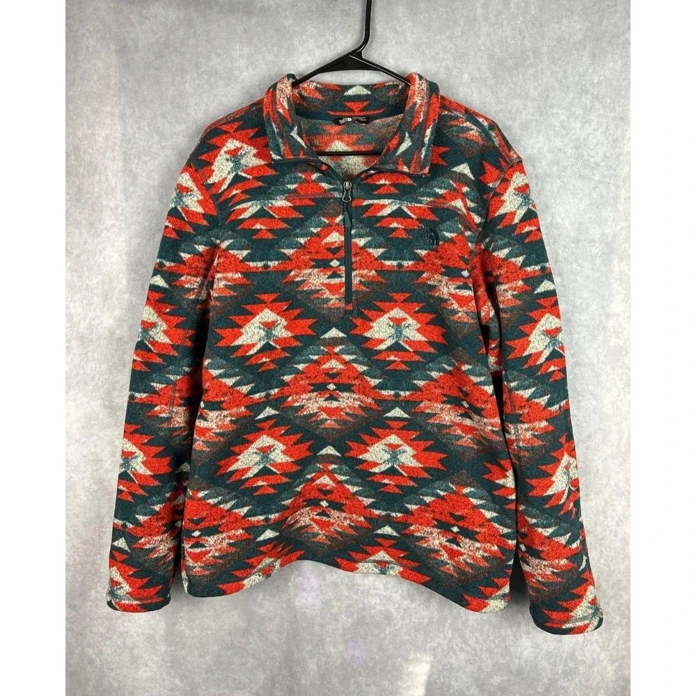 The‎ North Face Mens Large Quarter Zip Fleece Pullover